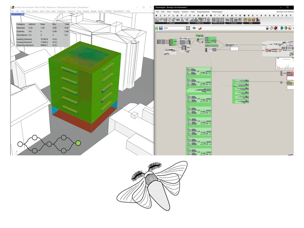 Enlarged view: Screenshot of the Bombyx software